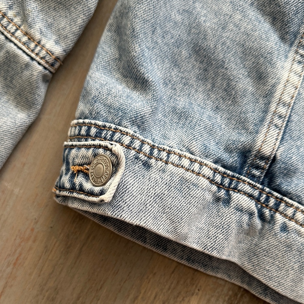 Free People Light Blue Jean Jacket - Picture 16 of 16